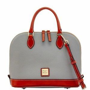 Dooney & Bourke Pebble Grain Zip Zip Satchel